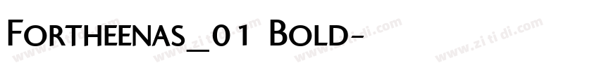 Fortheenas_01 Bold字体转换